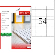 Tanex Tw-2054 35X33.16MMx100Ad.Lazer Yazıcı Etiketi