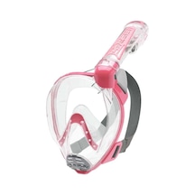 Cressi Duke S-m Beden Tam Yüz Maske Şeffaf-pembe Tek Renk