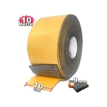 Araç Oto Ses Isı Yalıtım 10cm X 10mt 9mm Yapışkanlı Kauçuk Izolasyon Malzemesi Yalıtım Bandı