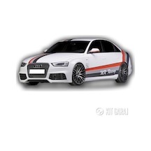 Kit Garaj Audi A4 Rieger Yan Marşpiyel Plastik Boyasız
