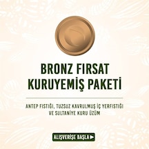 Çerezciyiz Biz Bronz Kuruyemiş Paketi 3 x 1 KG