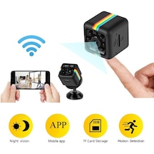 Sones Sq11 Home Hd 1080p 8 Led'li Mini Wifi Kamera, Gece Görüşü, Hareket Algılama Ve Tf Kartı Desteği Mavi