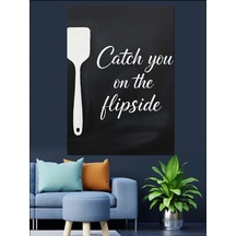 Bıçak Ters Çevir Catch Flipside Dekoratif Kanvas - Mdf Ahşap Tablo