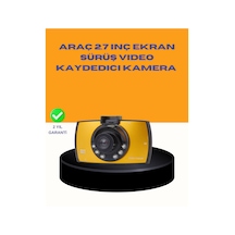 Araç Ön Kamera Full Hd Kayıt Ve G Sensor Özellikli