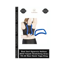 Özel Seri Egzersiz Halkası Aktif Yaşam Stretching Aracı Yr-20 Mavi Renk Yoga Ring