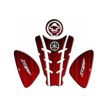 Yamaha R25 2014 - 2018 Uyumlu Tank Pad Set 007 Çok Renkli