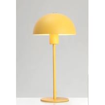 Mylights 20 Cm Başlıklı Masa Abajur Masa Lambası Gece Lambası Yatak Sarı Abajur Genc Odası Yatak Odası Salon Abajur