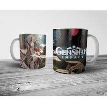 Genshin Impact Arlecchino Kupa Bardak Model 3 Çok Renkli