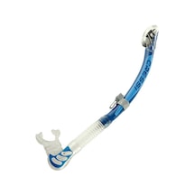 Cressi Alpha Ultra Dry Yetişkin Şnorkel Clear-blue-lıght Blue Tek Renk