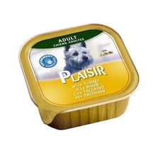 Plaisir Adult Pate Hindi Etli Küçük Irk Yetişkin Köpek Konservesi 150 G