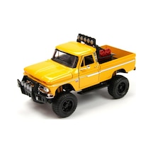 Motormax 1966 Chevy C10 Fleetside Off-road 1/24 Model Araba-sarı
