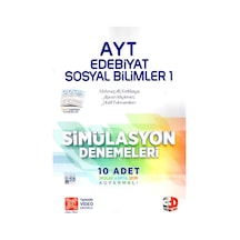 3D Yayınları Ayt Edebiyat Sosyal Bilimler 1 Simülasyon  Denemeleri