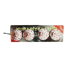 Universal Yapışkan Kurabiye Ledli Lamba 4 Lü Kırmızı (492636407)