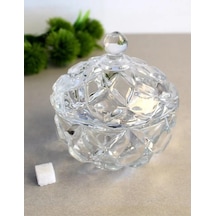 Kristal Cam Şekerlik Lokumluk Çap 11,5cm -3008