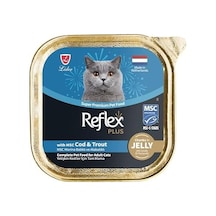 Reflex Plus Chunks In Jelly With Cod&trout Yetişkin Kedi Maması 85 Gr 103 Ivory