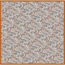 Belli Twill Saf İpek Eşarp 2025 Yaz Sezonu 4125d T - Renk-39 Çok Renkli