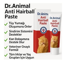 Dr. Animal Anti-hairball & Blood Support Kedi Macunu 75 Ml - Tüy Yumağı Atımı Ve Kan Desteği