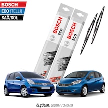 Nissan Note Silecek Takımı 2006-2014 Bosch Eco