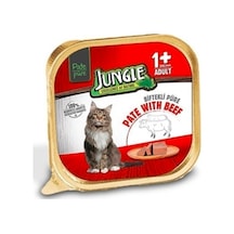 Jungle Biftekli Pate Yetişkin Kedi Yaş Maması 100 G