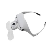 5 Lens 1.0x3.5x, 2led Işıklı Ile Ayarlanabilir Gözlük Büyüteç9892b2