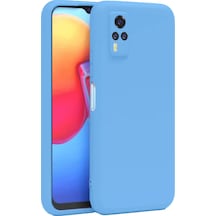 Y53s Kılıf Nano İçi Kadife Silikon - Mavi Bzsxx00 1