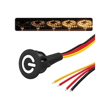 Powermaster Pm-30779 5v Dc 16mm Gömme Dokunmatik Led Dimmer Kontrolcüsü Switch Buton Siyah