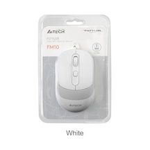 A4 Tech Fm10 Usb Fstyler Beyaz Optik 1600 Dpı Mouse -