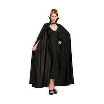Mey İthalat Siyah Renk Yakalı Halloween Pelerini 120 Cm
