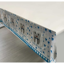 Diş Buğdayı Masa Örtüsü. 180 CM x 120 CM. Mavi