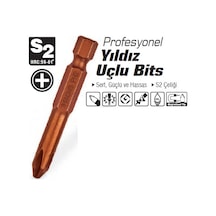 Sgs Profesyonel Yıldız Uçlu Bits Ph2 x 50 Mm -