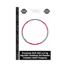 Premium Hlp-100 1,2 Kg Ağırlıklı Hulohop Gri-pembe Yetişkin Aktif Tempolu