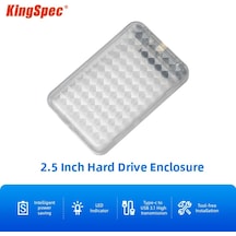 Kingspec2.5enclosurecase-şeffaf-max:6tb