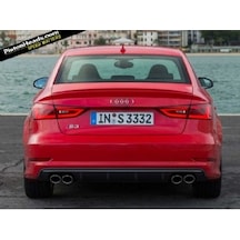 Audi A3 2015 Sedan İnce Spoyler Spoiler Boyasız