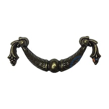 Dekoratif Zamak Üzümlü Kulp - 64mm, Antik, 1 Adet Çok Renkli