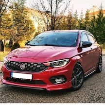 Sts Oto Aksesuar Fiat Egea Yarasa Ayna Kapağı Piano Black (Parlak Siyah) Tüm Modeller için Uyumludur