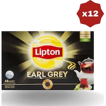 Lipton Early Grey Demlik Çay 48 Li - 12 Adet