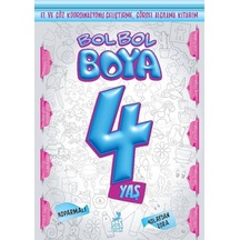 Bol Bol Boya 4 Yaş - Boyama Kitabı- Ren Kitap