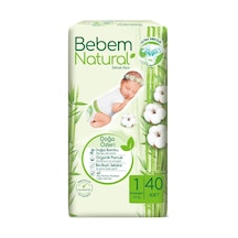 Natural 1 Beden Yenidoğan Bebek Bezi 1 X 40 Adet