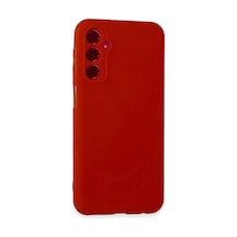 Samsung Galaxy Uyumlu M34 5g Kılıf First Silikon - Kırmızı İtdark35532