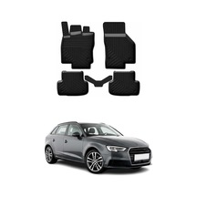 Tr Audi A3 8v 2012-2020 Uyumlu 4d Havuzlu Paspas Siyah 5 Parça Genel