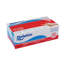 Dolphin Pudrasız Vinil Eldiven Beyaz 2 x 100'lü