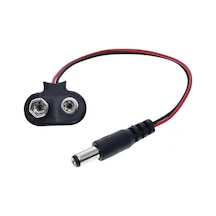 9v Pil Başlığı-soketi-kablosu 2.1 Mm Jacklı Ic-232-a