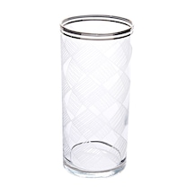Decorium Meşrubat Bardağı 6 Prc Karo Platın M01121