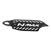 GP Kompozit Yamaha NMAX 125 / 155 2021-2025 Uyumlu Spor Egzoz Koruma Kapağı Siyah