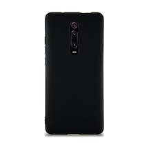 Xiaomi Mi 9t İle Uyumlu Kılıf Soft Premier Renkli Silikon Kapak - Siyah