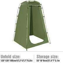 Hss Cicibears Taşınabilir Su Geçirmez Soyunma Odası Ve Duş Çadırı - Yeşil