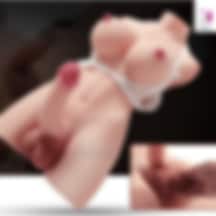 My Keyf Trans Manken Penisli Gövde Masturbator Titreşimli 2 İşlevli Penis 19CM 6KG