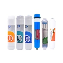 Kapalı Kasa Su Arıtma Cihazı 6 Lı Inline Filtresi Seti 6 Aşamalı Lg & Kuno Membran