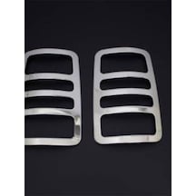 Volkswagen Caddy 2010-2015 Krom Stop Çerçevesi 2 Parça Paslanmaz Çelik