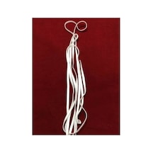 50 Mt Beyaz Yassı Maske Lastiği 5 Mm Örme Lastik Beyaz - 34331275 Diğer